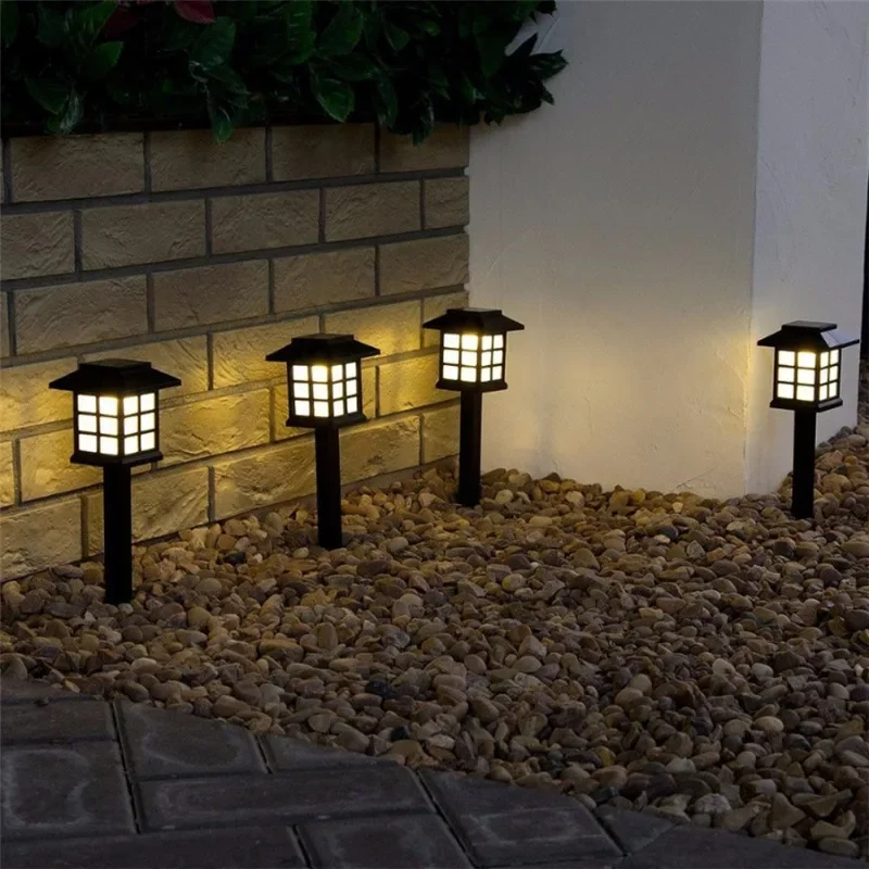 1 Stück Solar--Wegebeleuchtung, Solar--Außenlampe, wasserdichte Landschaftsbeleuchtung für Garten, Hof, Terrasse, Gehweg, Auffahrt, Dekor
