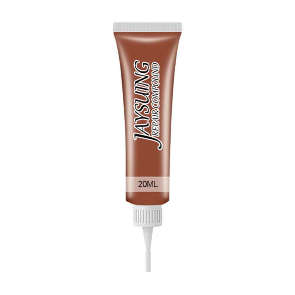 Eco-friendly Useful Aged Restored Leather Repair Gel Safe Leather Recoloring Balm No Odor for Seat:  Brick Red