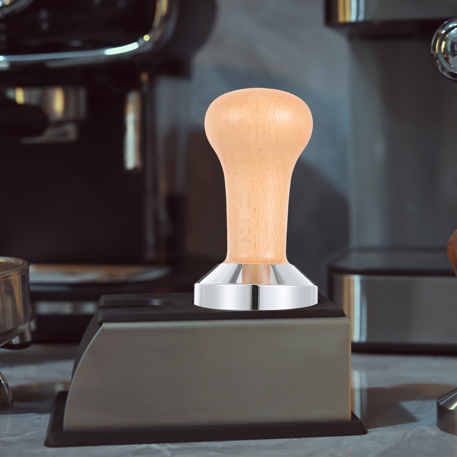 1pc Stainless Steel Coffee Tampers Coffee Bean Pressing Tool Coffee Presser