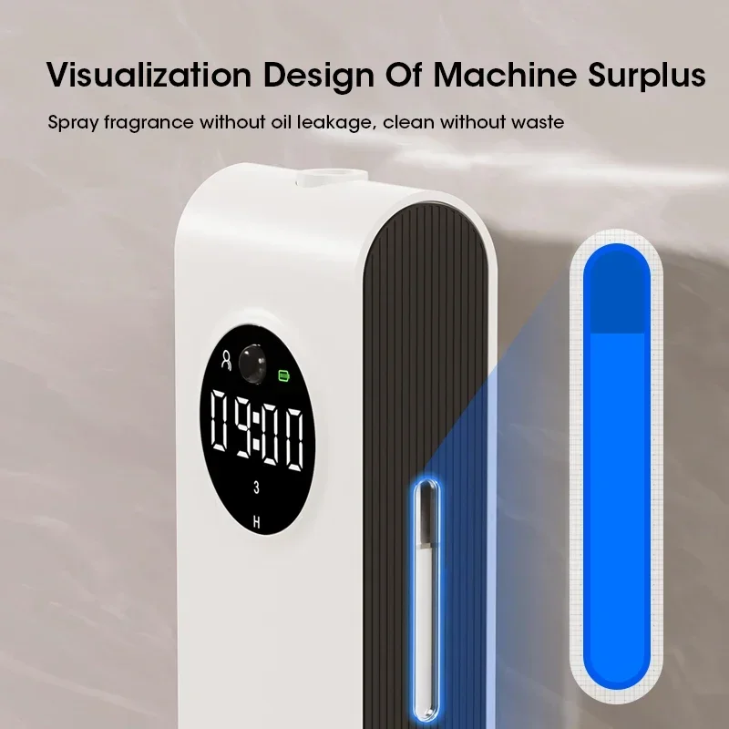 Machine d'aromathérapie sans fil, purificateur de désodorisant avec veilleuse, diffuseur de parfum d'huile essentielle, désodorisant de salon