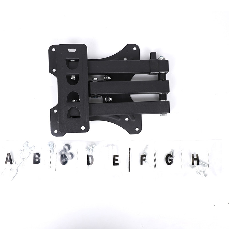 Universal Tv Wall Mount Bracket Swivel Tilt Fixed Flat Panel Tv Stand Holder Frame For 14-42 Inches Lcd Led Tv Monitor Bearing 3