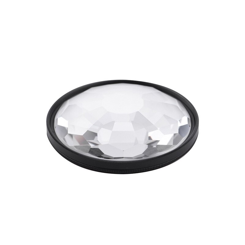 Filtro de cámara de efectos especiales caleidoscopio 77mm + adaptador de 49mm 52mm 58mm 67mm lente de prisma colorido DSLR accesorios de fotografía