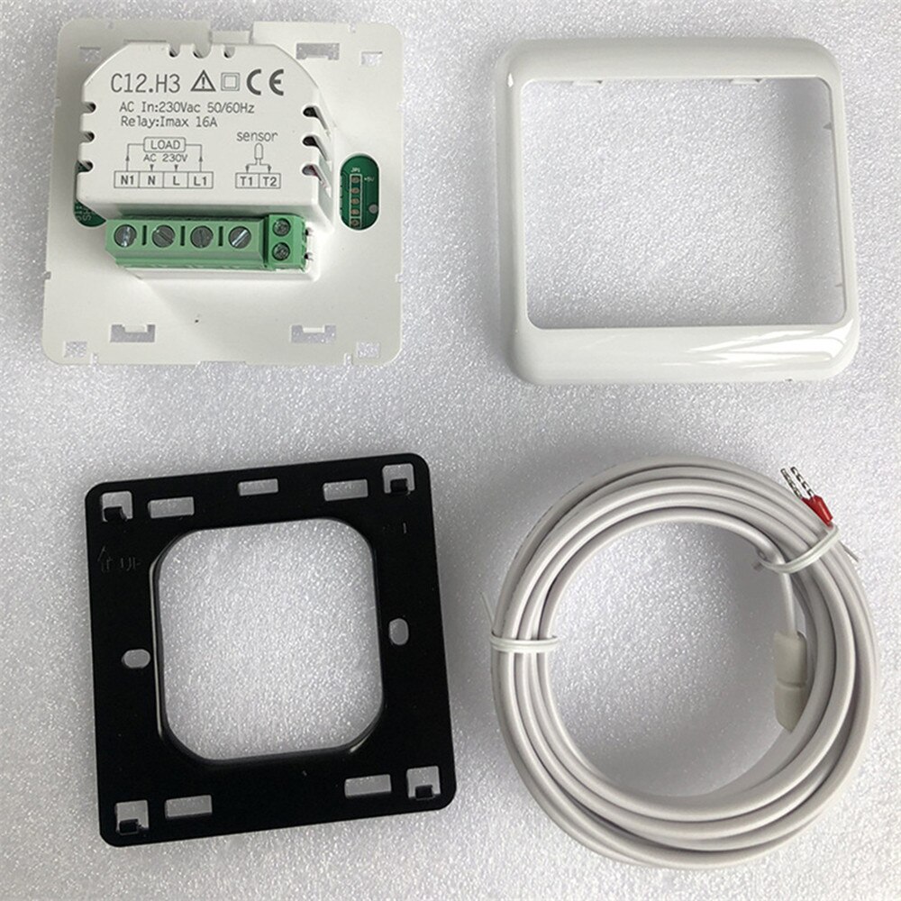 Smart Temperature Controller Thermostat AC200~240V Electric Floor Heating Temperature Regulator Knob Room Thermostat