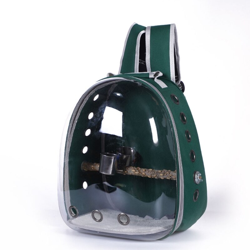 Tragbarer Vogel-Reisetasche Papageien-Reithülle mit Tray und Stehpult Haustier-V