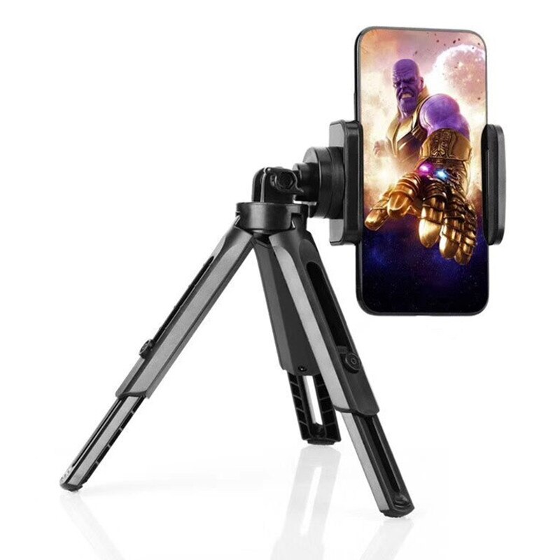 Mini Tripod For Shooting Small Video Fixed Position With Clip Telescopic Tripod Cellphone Tripod