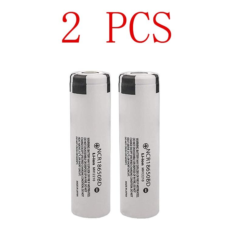 Batería 18650 NCR18650BD, 3,7 V, 3200mah, batería de litio recargable: 2 pcs