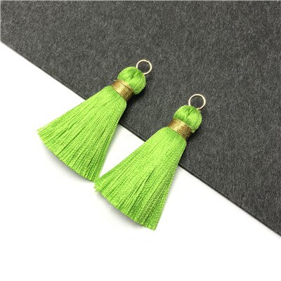 Chengrui L114, 4 Cm, Zijde Kwasten, Kleine Kwasten, Hand Made, Earring Bevindingen, fringe Gordijn, Kwastje Fringe Voor Gordijnen, 4 Stks/zak: L11413