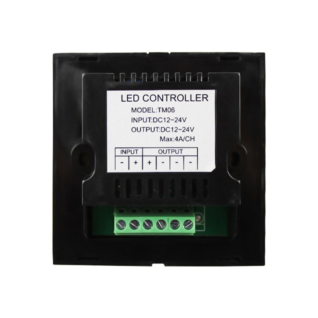 12-24V 1 Gang Wall Panel Touch Switch Light Control Dimmer Panel Wall-mounted Brightness Adjustable LED Light Strip Dimmer