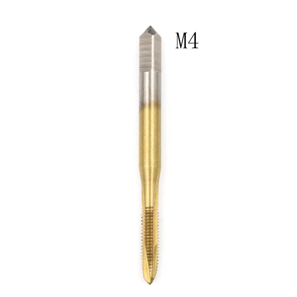 Håndhane bor hss 4342 skrue spiral spidsgevind  m2 m 2.5 m 3 m 3.5 m 4 m 5 m 6 m 8 metalbearbejdning sekskantskaft maskinkraner sæt metrisk stik: 5