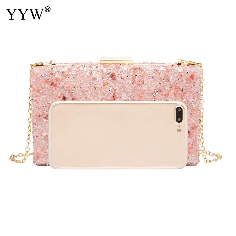 Avondtassen 2022 Multicolor Stenen Clutch Bags Vrouwen Party Purse Avondtassen Koppelingen Party Diner Strass Handtassen Crystal