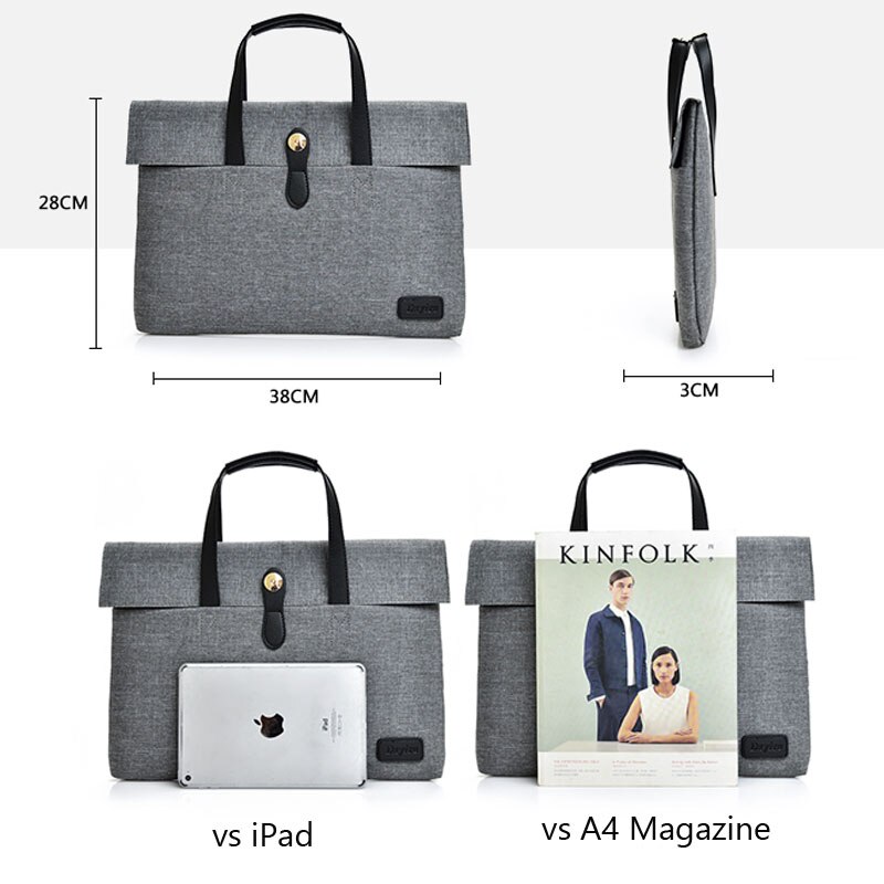 Laptoptas lichtgewicht 14 inch handtas notebooktas laptophoes draagbare computertas voor laptop handtas aktetas