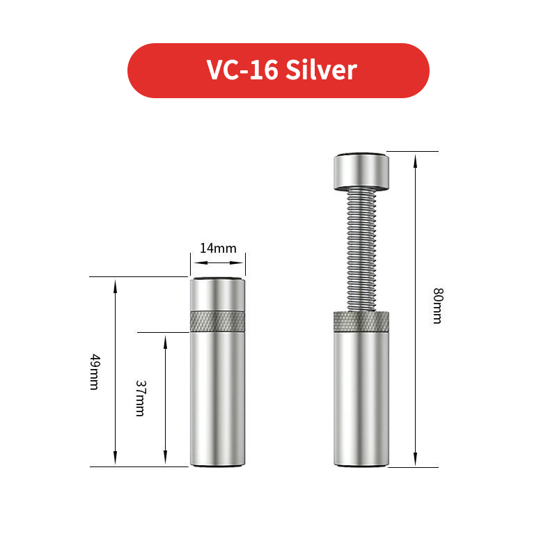 TEUCER VC-16 Grafische kaart GPU-houder Verticale telescopische roterende standaard Magnetische beugel Videokaarthouder: Khaki