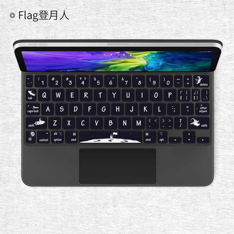 Magic Keyboard Protection Skin for Apple Keyboard Sticker for iPad Pro 11 12.9 Wear-Dirt-Scratch-Resistant: Style A