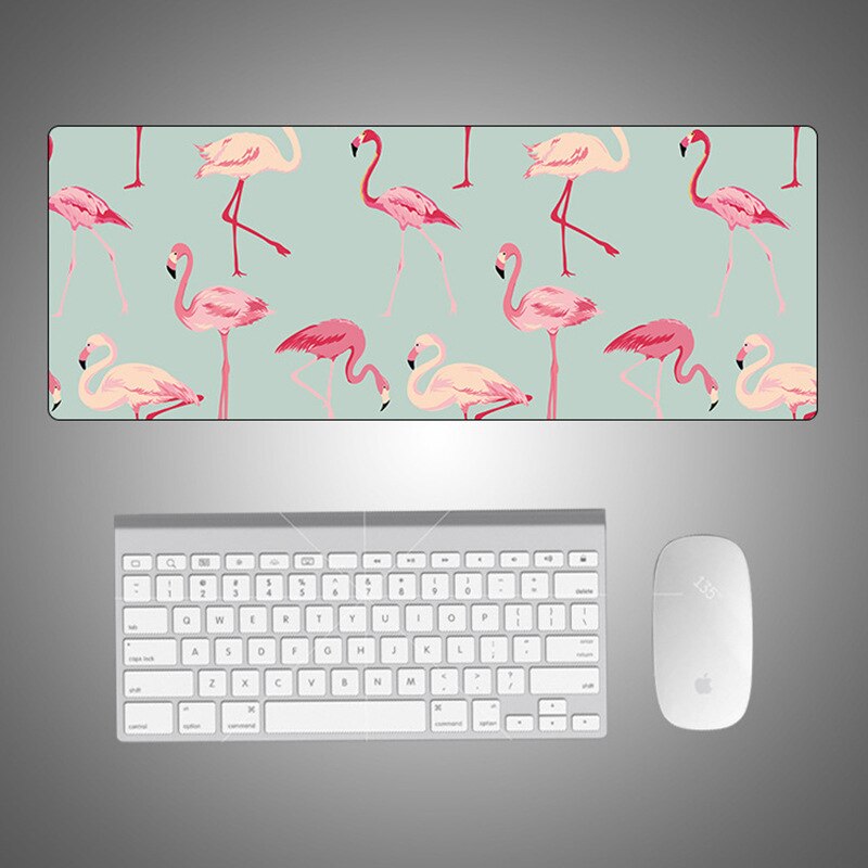 Karikatur Flamingo Nette Maus Pad Kreative eins Flut Große Spiel Computer Tastatur Büro Tisch matt Kawaii Schreibtisch für jugendlich