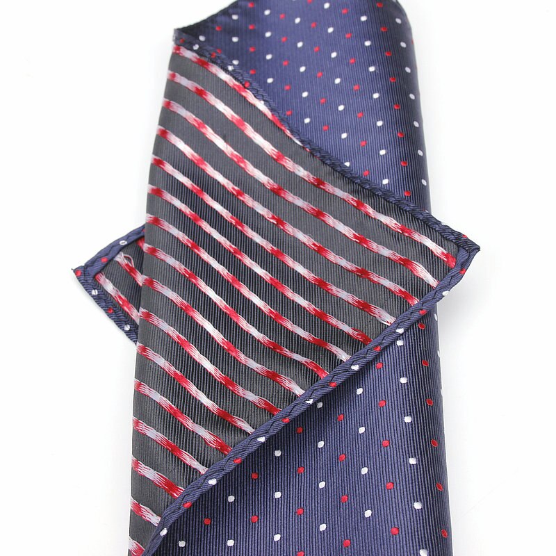 Mannen Klassieke Pocket Vierkante Dot Patroon Zakdoek Mode Zakdoek Voor Mannen Pakken Zakdoeken Vintage Handdoek Accessoires Marine
