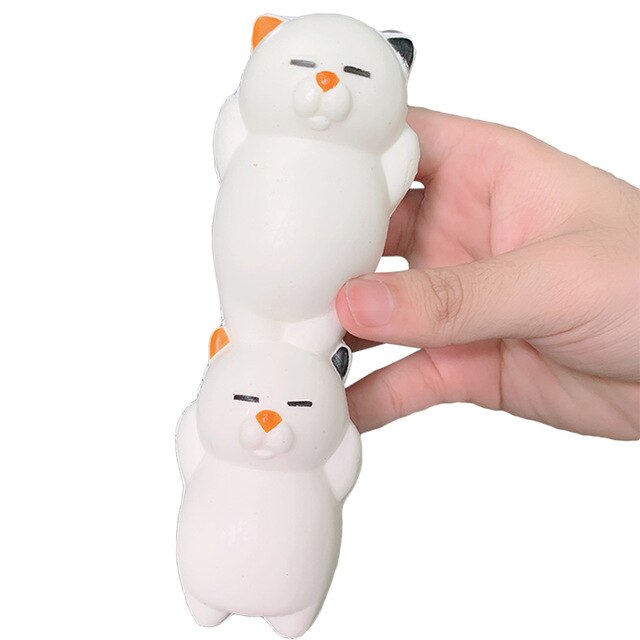 Kawaii Kat Eenhoorn Pen Cap Squishy Langzaam Stijgende Potlood Houder Zachte Squeeze Toy Stress Relief Xmas Speelgoed Voor kinderen: Bourgondië