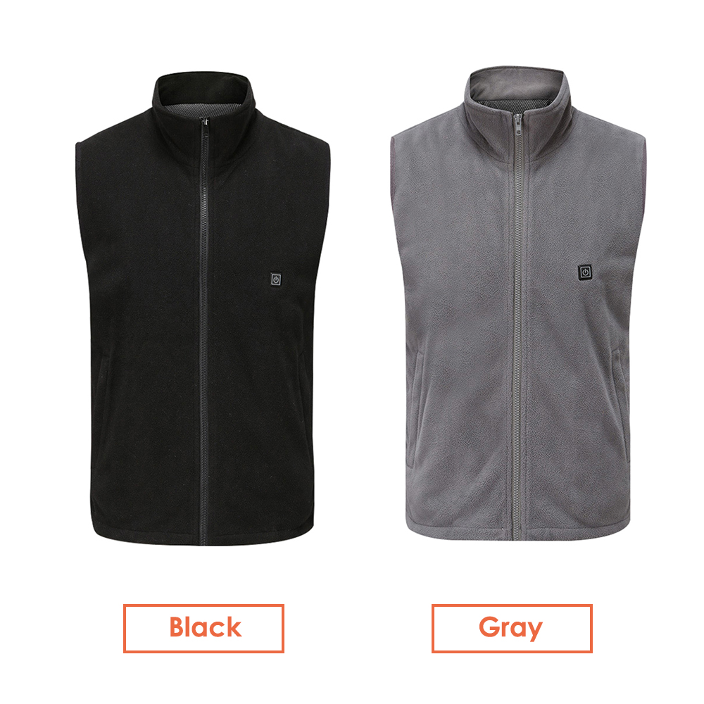 Elektrische Verwarmde Vest Mannen Vrouwen Verwarming Vest Thermische Warme Kleding Usb Verwarmde Outdoor Vest Winter Verwarmde Jas