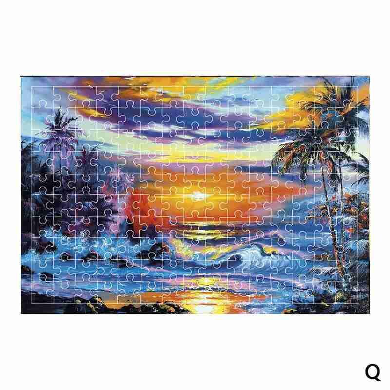 150 Piece Tube Scenery Intelligent Puzzles For Children Interactive Jigsaw Education Learning Brain Adults Teaser Toy Assem L7P0: Q