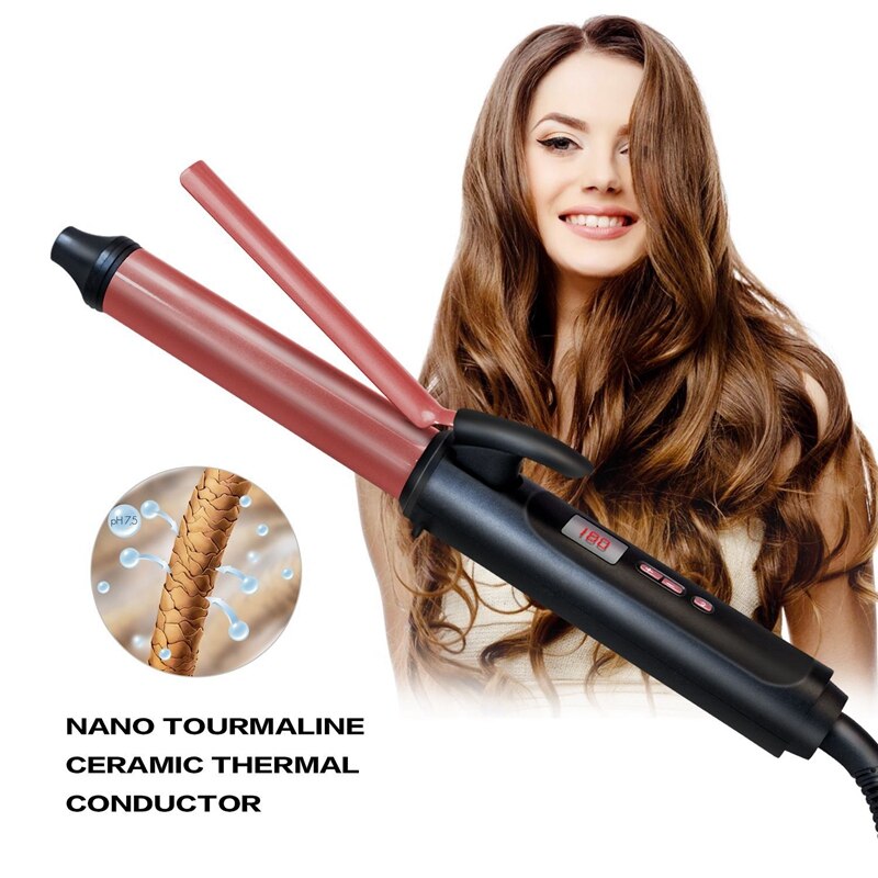 EU Plug 9mm Curling Iron Curler ic Care Beauty Styling Tools Curly Hair Artifact Automatic Curly Hair Versatile