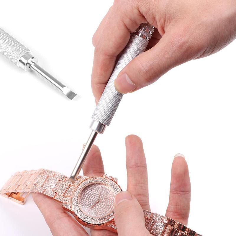 Professionele Horloge Opener Gereedschap Rvs Horloge Onderkant Opener Remover Reparatie Cutter Klok Horloge Reparatie Tool Kit