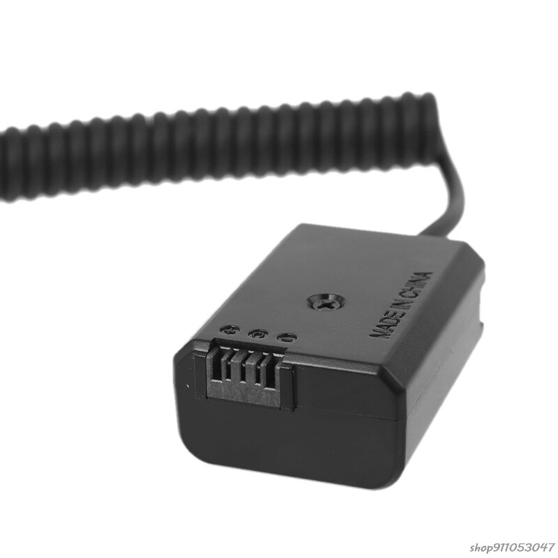 Usb til np -fw50 dummy batteri eliminator strømforsyning fjederkabel til -sony  a7 a7 rii  a6500 a6400 a6300 a6100 a6000 kamera  q5wa