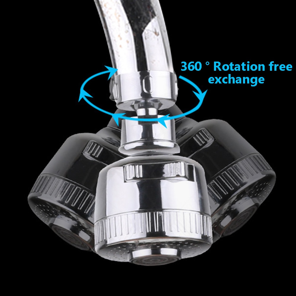 Stainless Steel Adjustable Faucet Nozzle Faucet Water Saving Filter Shower Bracket Universal Foamer Bathroom Shower