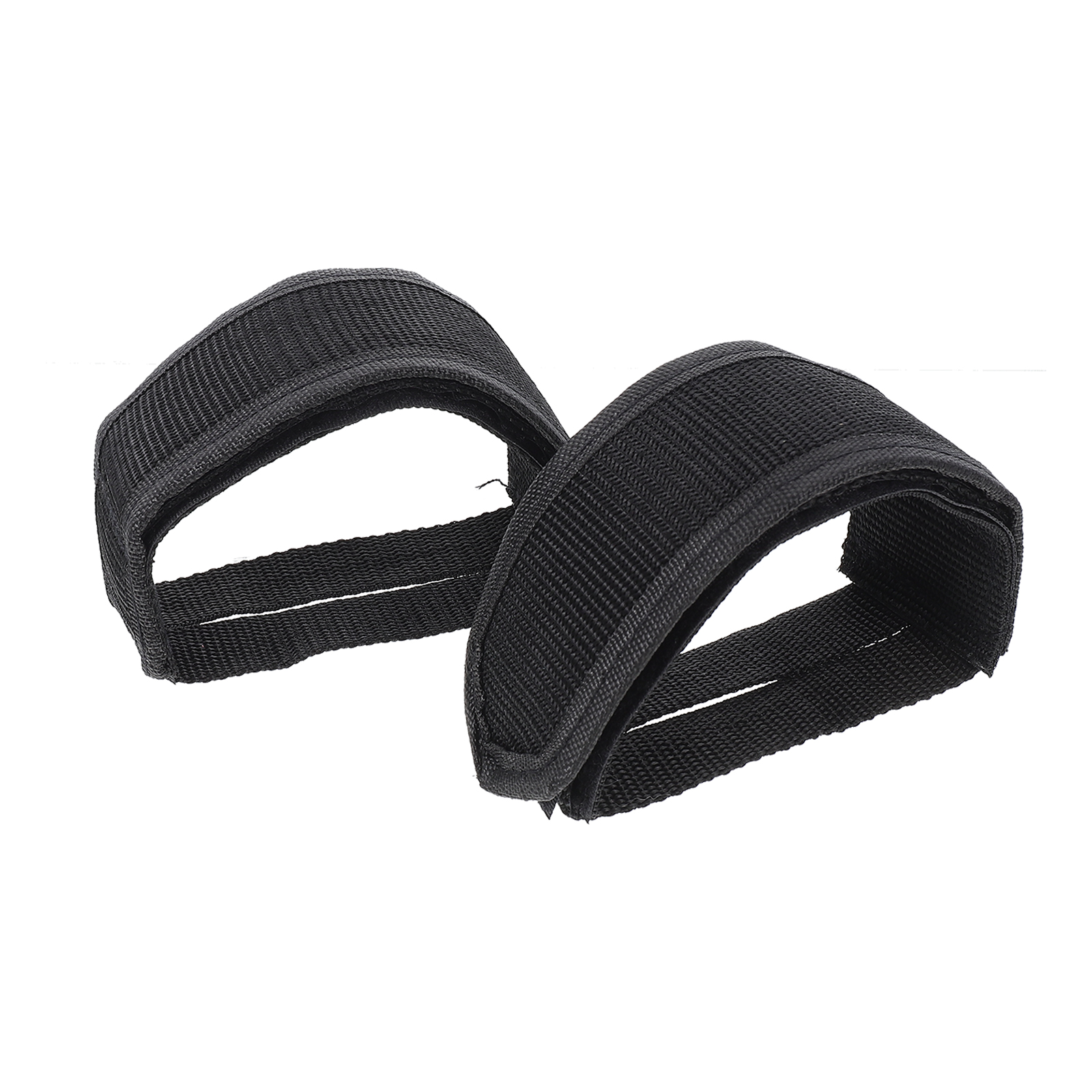 1 paire de sangles réglables pour repose-pieds de vélo, accessoires pour pédales: Black