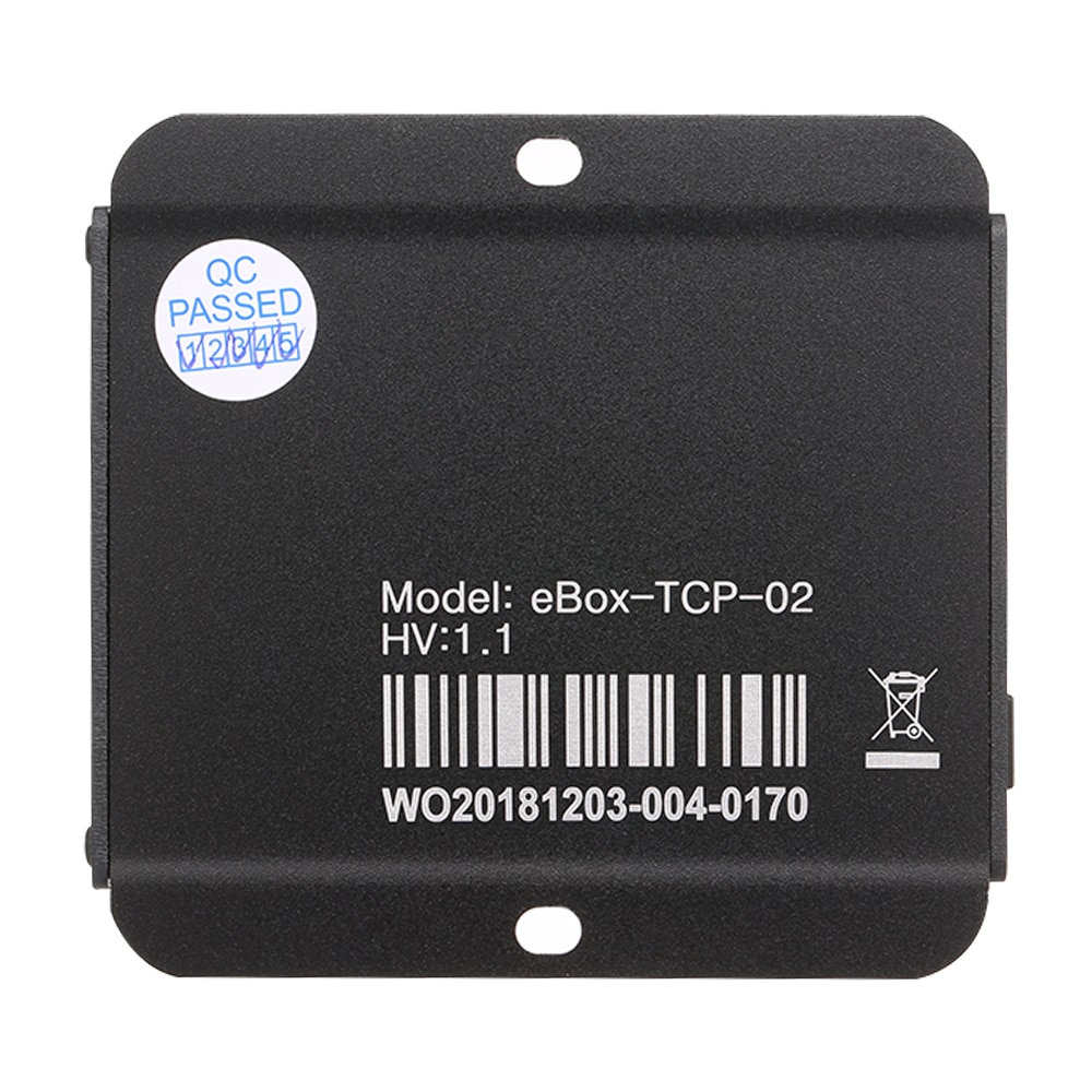 Ebox-tcp -02 seriel port netværksserver port ethernet konverter modul med temperaturføler til solregulatorregulator