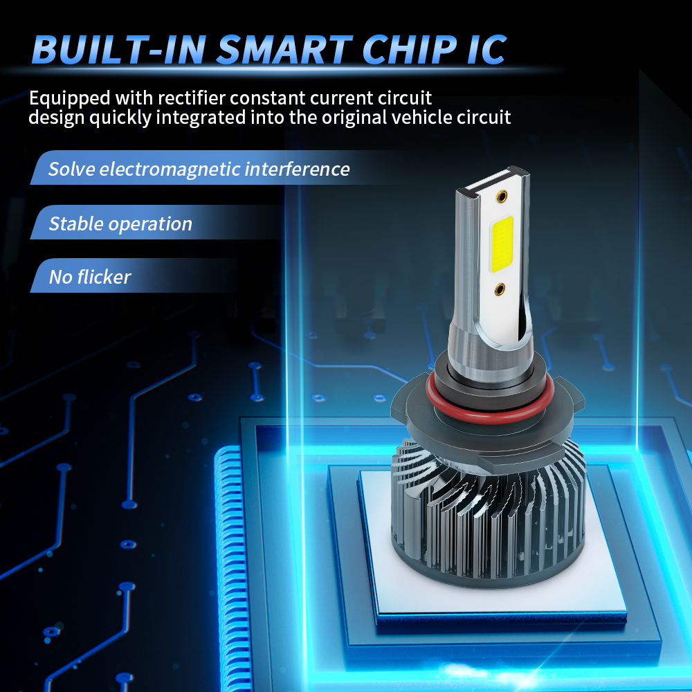 H4 LED Scheinwerfer Canbus Auto H3 H7 H11 9005 9006 HB3 HB4 LED Lampen Auto Nebel licht 20000LM 50W Kolben 6000k Weiß Auto Scheinwerfer Lampen
