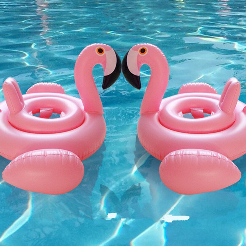 sommer Muss-haben Im Freien Schwimmen Pool baby Sitz Float Aufblasbare Flamingo Schwan Pool Float Wasser Spaß Pool Spielzeug für Kinder: Rosa