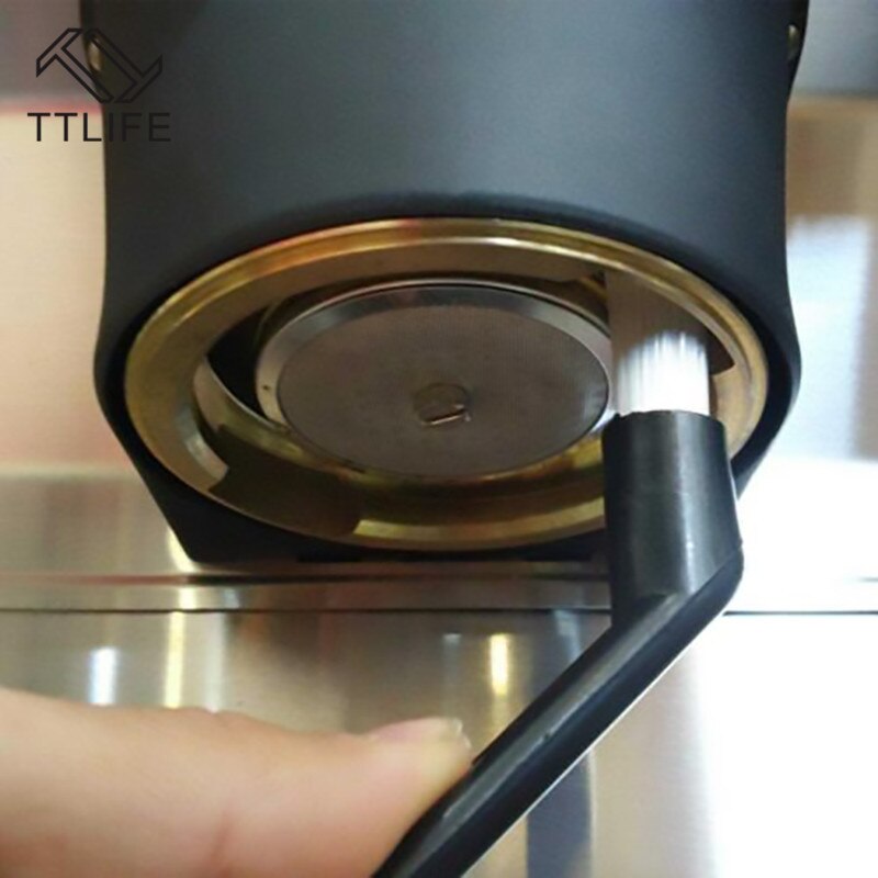 Ttlife 14/23Cm Koffie Machine Borstel Koffie Espresso Machine Groep Hoofd Nylon Borstel Koffie Vuil Schoonmaken gereedschap