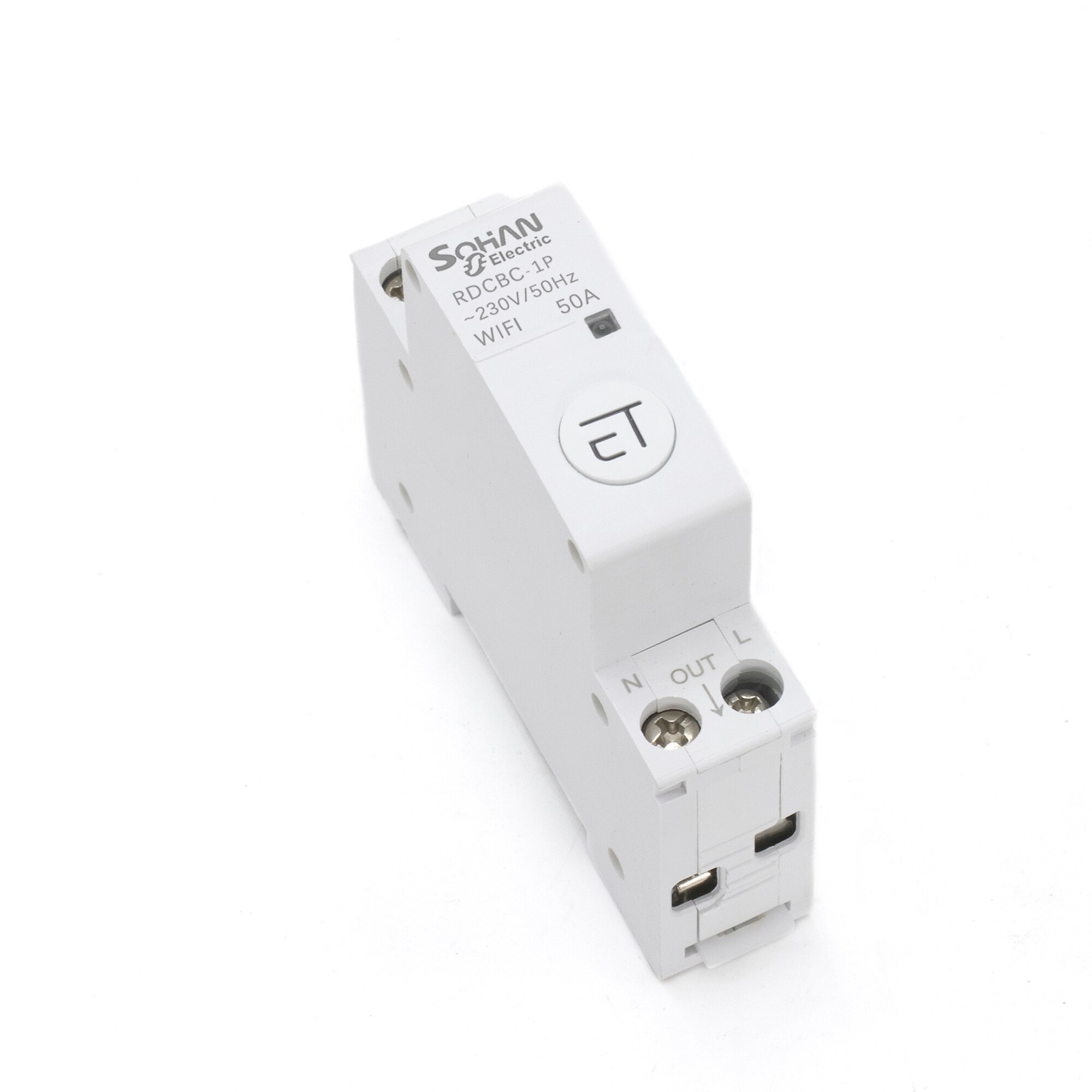 Din Schiene Mini Wifi Circuit Breaker 1P 50A eWelink App Fernbedienung für Smart home Smart Wifi Relais Schalter