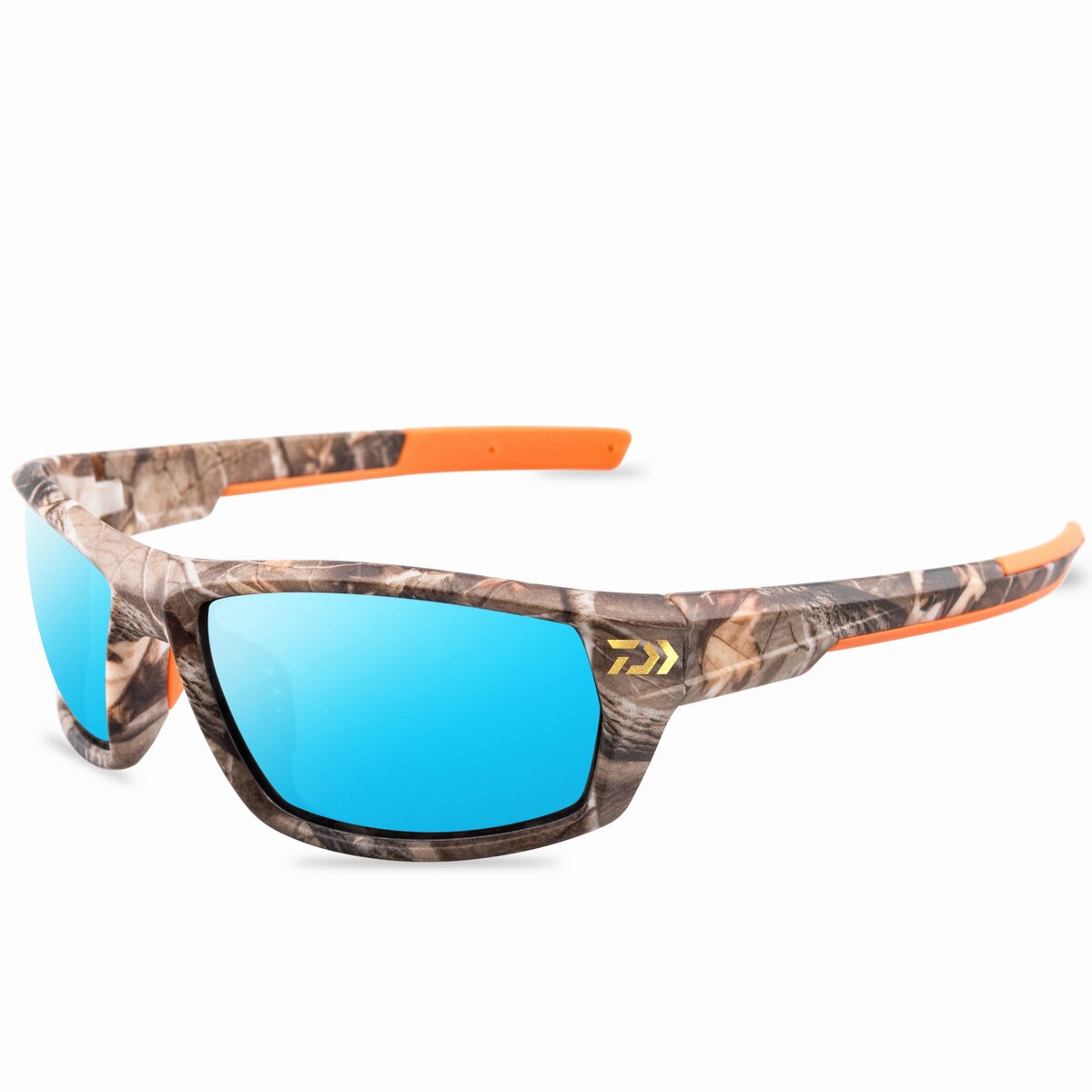 Daiwa Camouflage Sport occhiali da pesca equitazione guida occhiali da sole occhiali da sole polarizzati da esterno uomo donna occhiali da pesce: O3