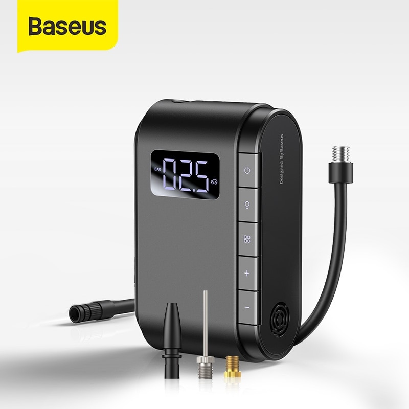 Baseus Wireless Inflatable Pump Portable Electric Air Pump For Car Motorcycle Bicycle Tire Inflator Smart Car Air Compressor
