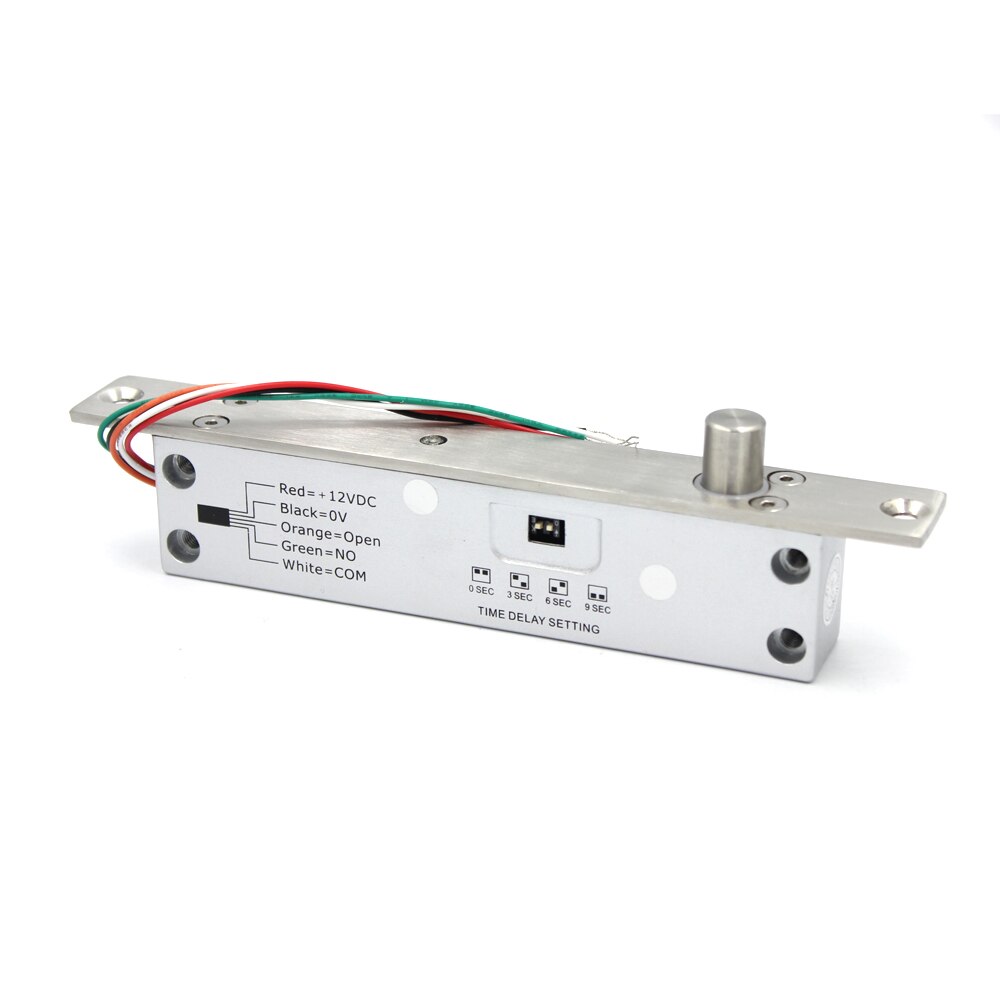 Electronic Door Lock Electric Mortise Bolt Lock NC/NO Fail Safe Secure Mortise lock 5/6 cables Time Delay