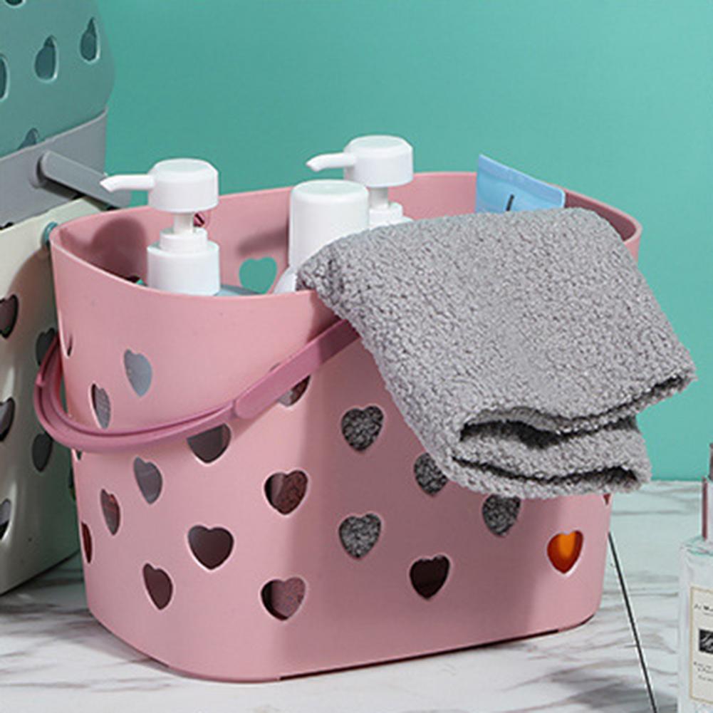 1 Pcs Storage Basket Plastic Storage Basket Bathroom Items Organizer Home Portable Kitchen Drain Baskets
