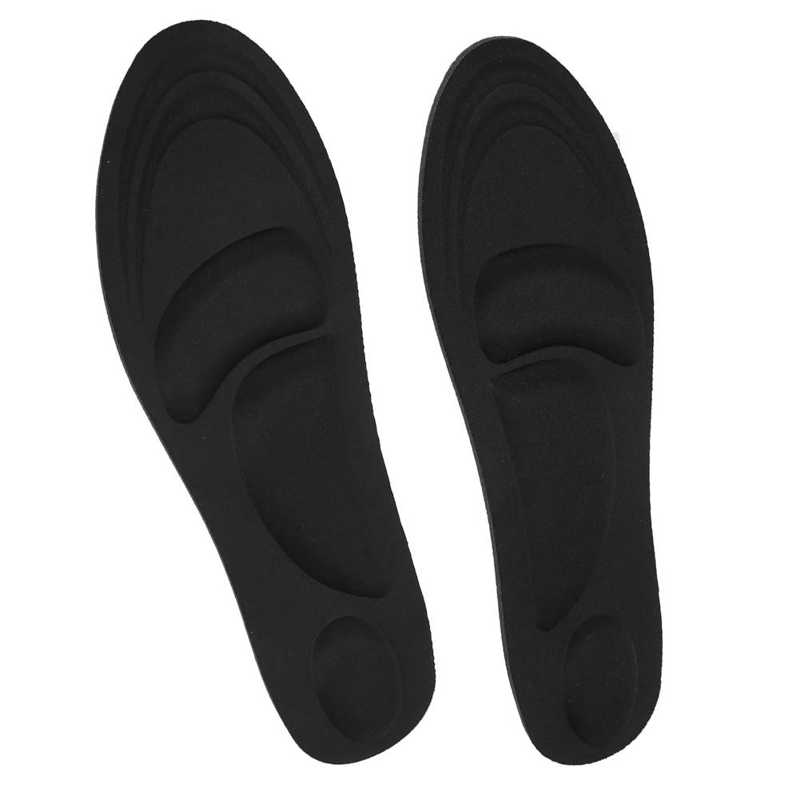 Shoe Sole Pad Insole 1 Pair 4D Memory Foam Massage Insoles Sweat Absorption Men Shoe Pad Footwear Inserts Shoe Massage Inserts