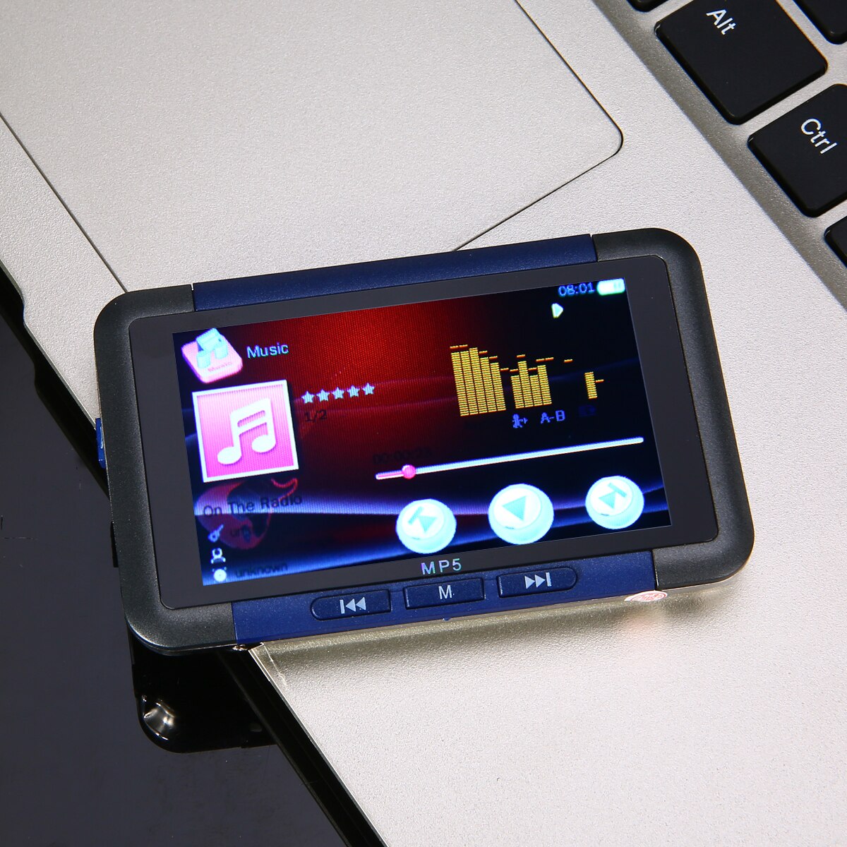 8GB 3 Inch MP5 Player Slim TFT LCD Screen MP5 Video Music Media Player Suppor TF Card FM Radio Recorder Games