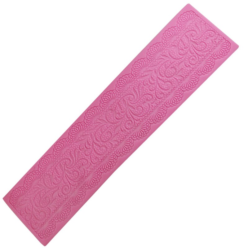 Aomily Spitze Blume Hochzeit Kuchen Silikon SchöNe Blume Spitze Fondant Schimmel Mousse Zucker handwerk Glasur matt Pad Gebäck Backen Werkzeug