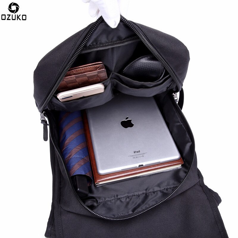 OZUKO Backpack Men's Casual Daypack Multifunctional Hiking Bag Oxford Backpack 16"Laptop Backpacks Large Capacity School Bag