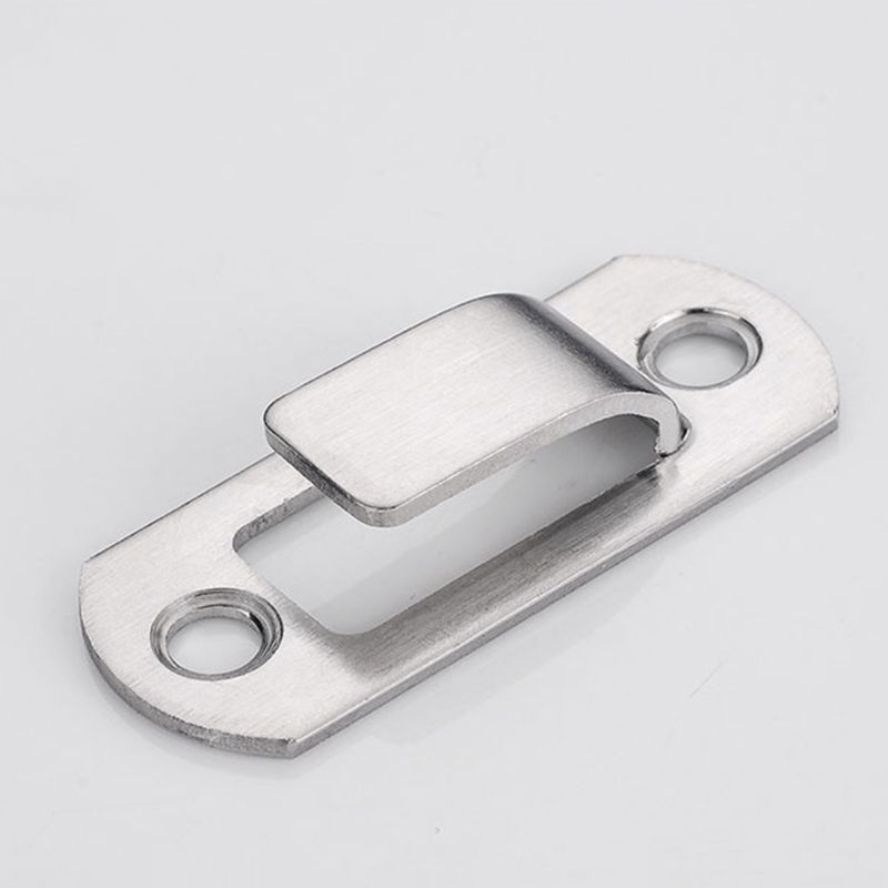 2pcs 90 Degree Right Angle Door Latch Hasp Stainless Steel Bending Latch Buckle Bolt for Windows Door Lock Barrel Bolt with Scre