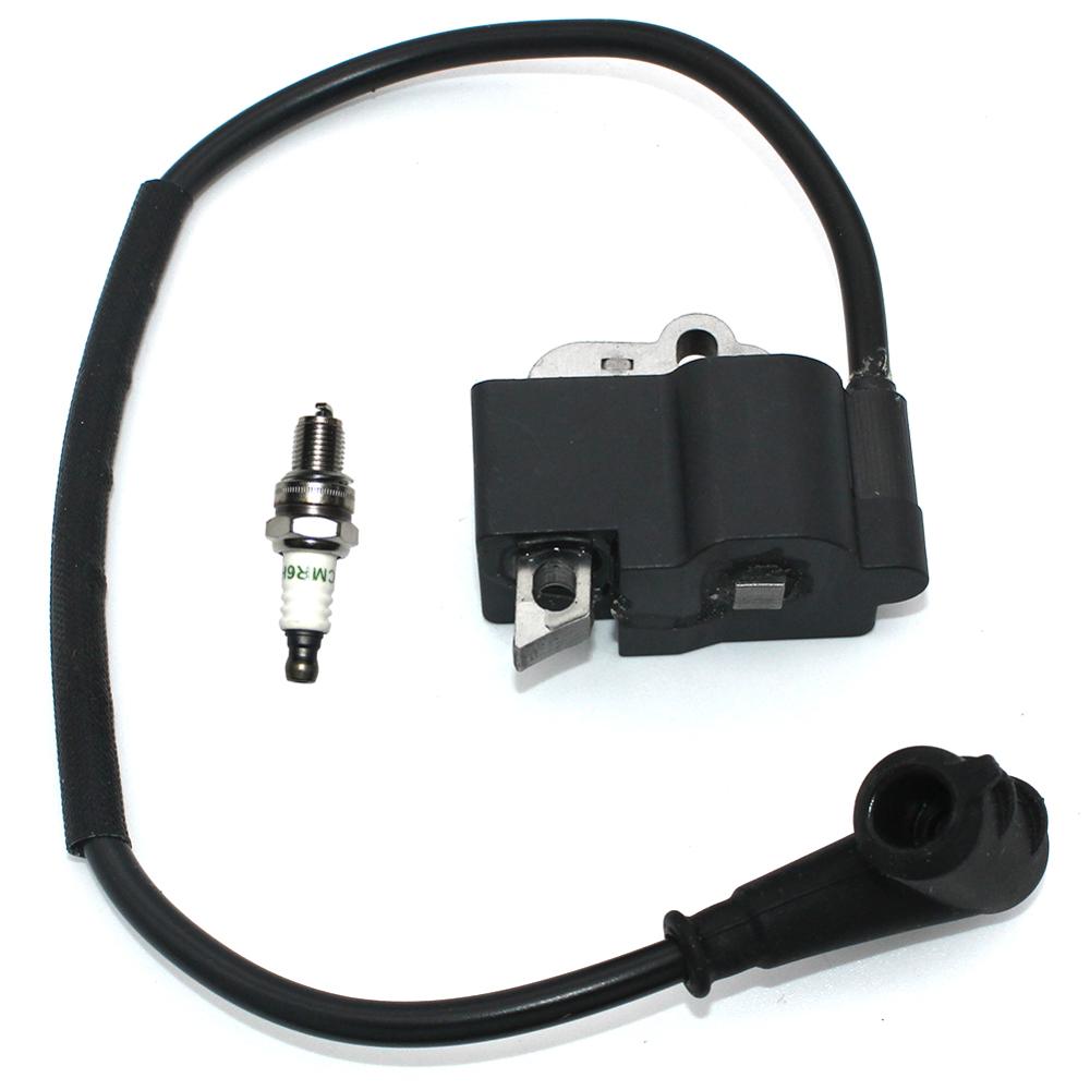 Módulo de Bobina De ignição com Spark Plug CMR6H para Motosserra Stihl MS201 MS201T MS201C MS201 2-Mix PN #1145 400 4711 1145 400 1303 000