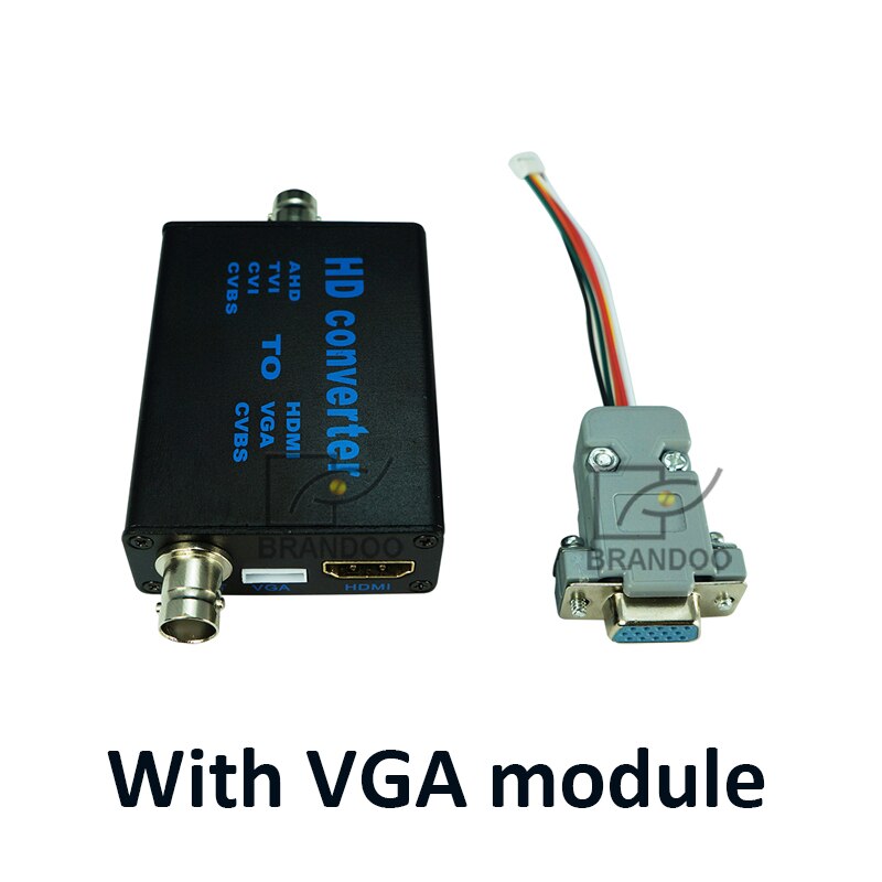 Ahd/Tvi/Cvi/Cvbs Signaal Naar Hdmi/Vga/Cvbs Signaal Converter 4-In-1 High Definition Video Signaal Converter: With VGA module