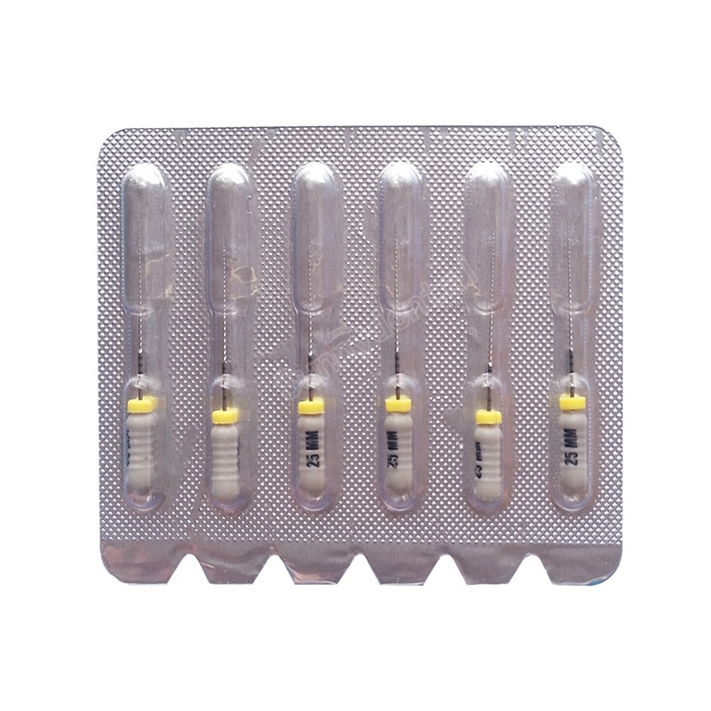 5pack Dental c-pilot pliki 25mm 6-10 # stal nierdzewna C + pliki 21mm pliki endodontyczne C 6 sztuka/paczka pliki endodontyczne