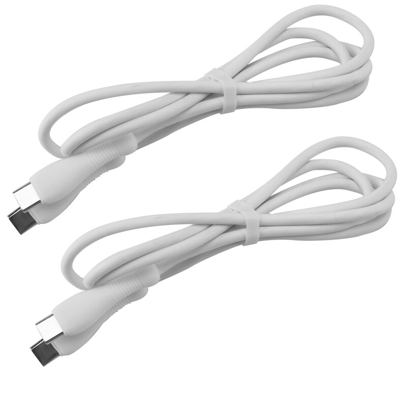 USB-C à USB-C Câble De Charge 1M USB Type-c 3A Câble De Charge Rapide Câble de Données pour Ordinateur Portable, 2 Pièces