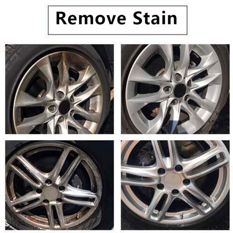 50ml Automobile Wheel Hub Cleaner Steel Ring Cleaner Practical Automobile Scratch Repair Kit Rust Remover Metal Polishing Agent