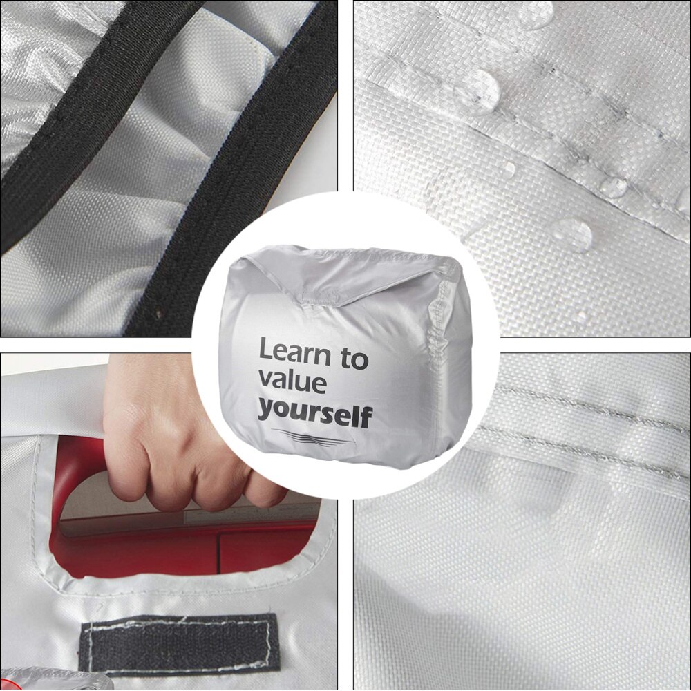 Generator Cover Portable Waterproof Generator Raincover (Silver)