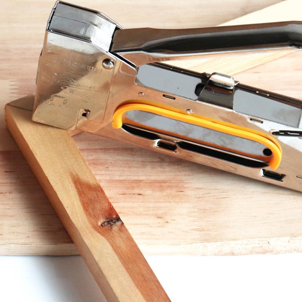 Staple Gun 3 in 1 Heavy Duty with Staple Remover and 1008F Staples 3 Way Tacker Hand Operated Steel Stapler Brad Nail