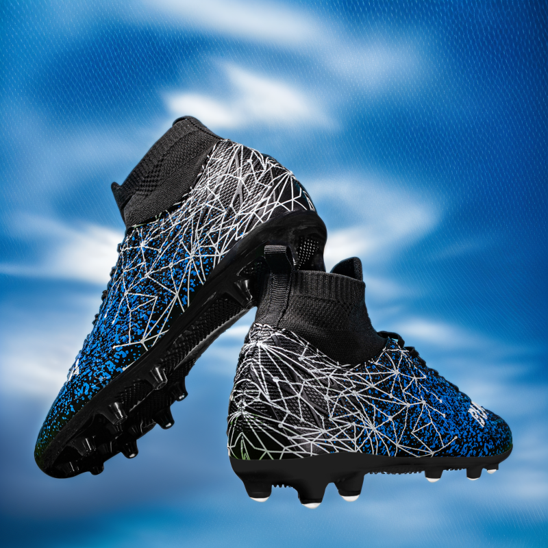 AG/FG-Fußballschuhe für Herren, hohe Fußballschuhe, bequem, atmungsaktiv, Gras, rutschfest, Schulungen-Sneaker, draussen-Schuhe