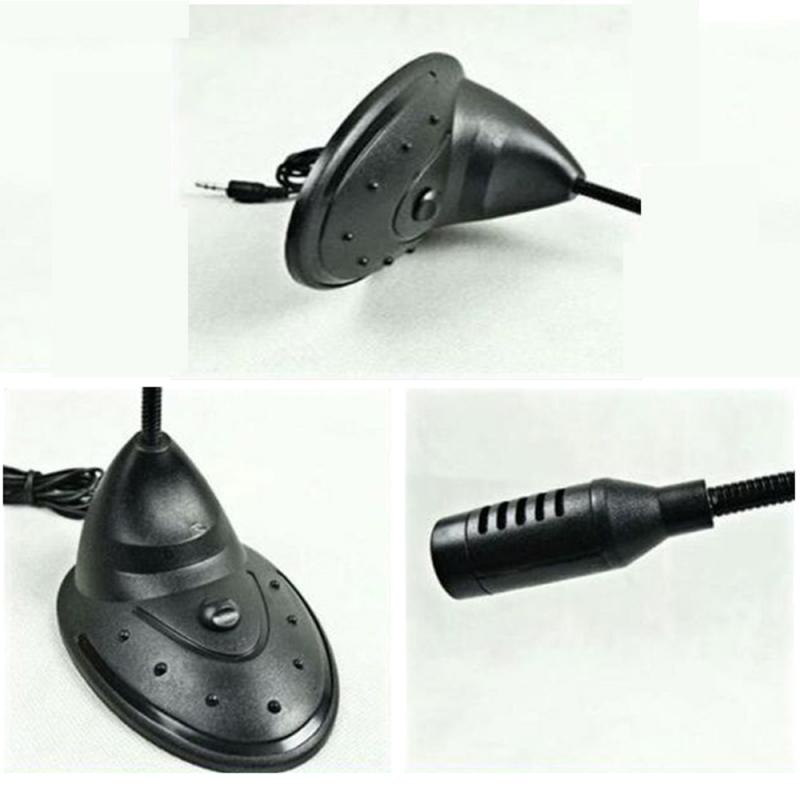 Mini Microphone Studio Speech Speakers 3.5mm Jack Plug Wired Microphones for PC Computer Laptop Notebook Loud Speaker
